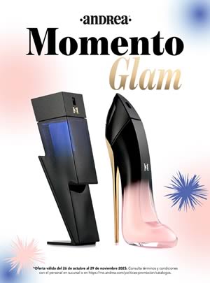 Catálogo ANDREA Momento Glam 2025 de Perfumes y Cuidado de la Piel
